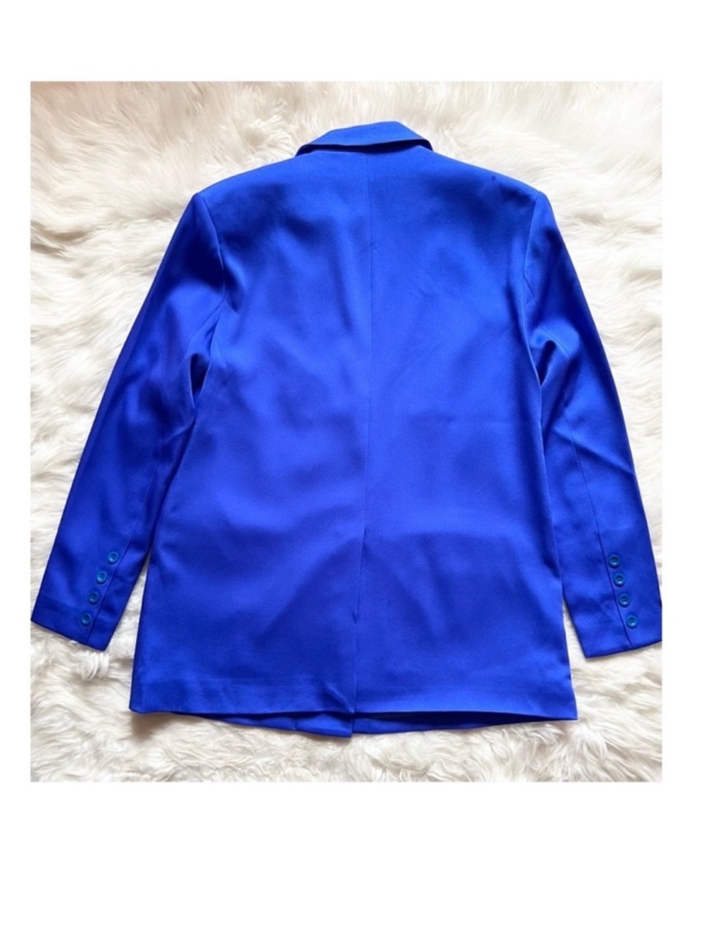 New! SER.O.YA Vienna Oversized Blazer Jacket in Royal Blue - Picture 11 of 12